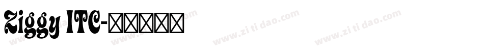 Ziggy ITC字体转换